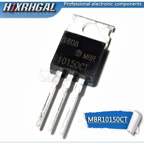 1pcs MBR10150 MBR10150FCT MBR10150CT SB10150 STPS10H150CF TO-220 new and original HJXRHGAL