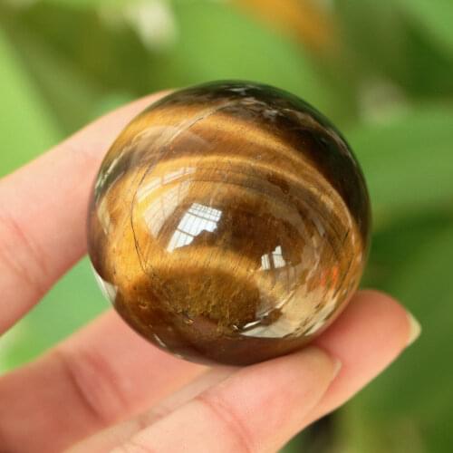 20-25MM Natural Tige s Eye Crystal Sphere Ball Healing