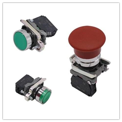 22mm XB4 XB4-BA XB4-BW XB4-BC Momentary Push Button Switch XB4-BA31 XB4-BA42 XB4-BW3361 XB4-BW3462
