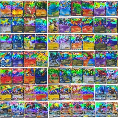 324 Pcs no repeat Pokemons GX card Shining TAKARA TOMY Cards Game TAG TEAM VMAX Battle Carte Trading Children Toy