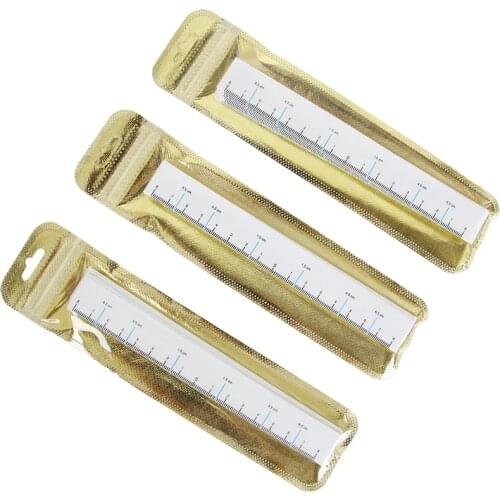 50pcs Permanent Makeup Accessories Eyebrow Disposable Accurate Ruler Microblading Shaping Tools Tattoos Measure Stickers Ruler