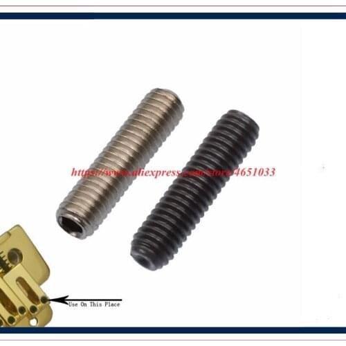 Guitar accessories - 22PCS Electric guitar bass fixed the hexagonal screws in the lower chord of the bridge 3*12 - Guitar parts