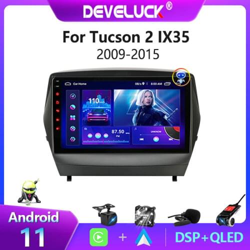 Android 10.0 GPS Multimedia Video Player For Hyundai IX35 Tucson 2 2009-2015 with Bluetooth 2din Car Radio CarPlay Auto Stereo