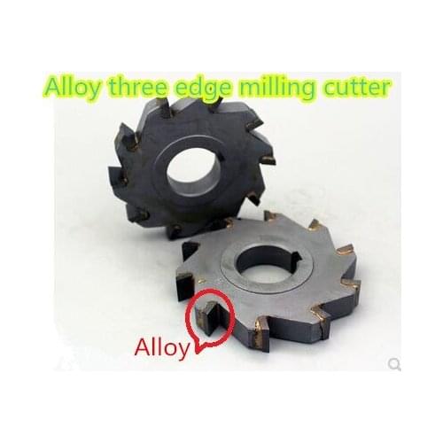 Free delivery 1PCS Outside diameter 63 alloy with three edge milling cutter, Alloy milling cutter,Suitable for processing groove