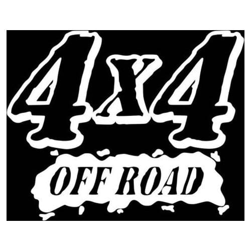 Black/Sliver 4x4 Off Road Vinyl Car Body Decals Window Door Decal Funny Top Quality Rainproof Removable S1199