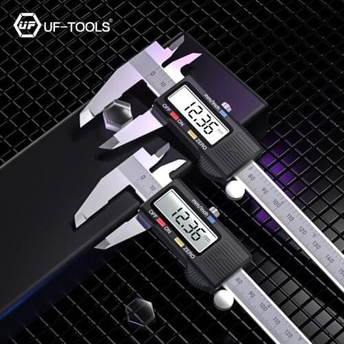 Stainless Steel Digital Caliper Accuracy 0.01mm High Precision Vernier Caliper Measurement Range 0-150mm for ​Metalworking Tools