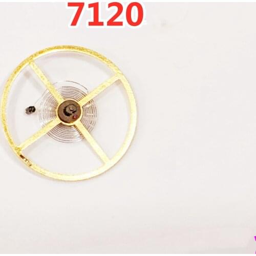 Watch movement parts 7120 balance wheel hairspring Shanghai 7120 movement system balance wheel