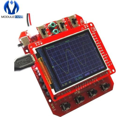 For DSO138 Mini Digital Oscilloscope SMD 2.4" Color TFT LCD full soldered Electronic Set 1MSa/s