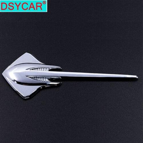 DSYCAR 2Pcs/Lot New 3D Metal Stingray Sports Car Sticker Logo Emblem Badge Car Styling for Universal Cars Motorcycle Decorative
