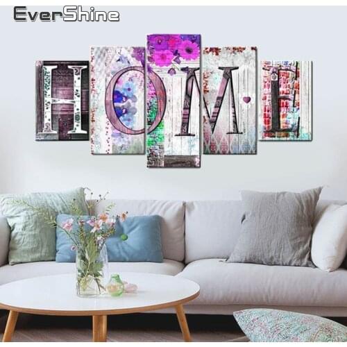 EverShine Diamond Embroidery Home Diamond Painting Multi-picture Combination Cartoon Cross Stitch Full Square Diamond Mosaic