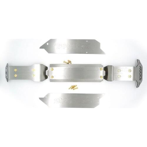 Stainless steel chassis armor for TRAXXAS 1:10 MAXX