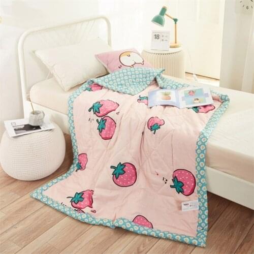 Summer Cotton Baby Blankets Comforter Quilt Infants Travel Blankets Newborn Baby Bedding Air Cotton Conditioning Quilt 110*150cm