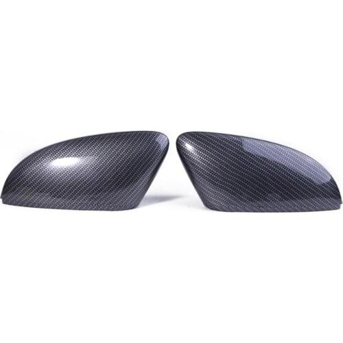 Left&Right Carbon Fiber Wing Mirror Cover Cap Fit For VW Beetle Cabrio 2012-2017 Jetta MK6 5C6857538A/537A