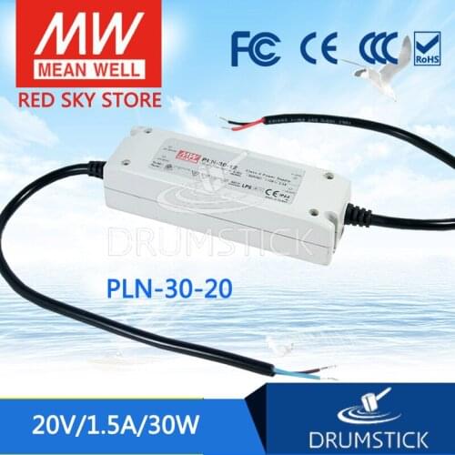 Prosperity MEAN WELL PLN-30-20 20V 1.5A meanwell PLN-30 20V 30W Single Output LED Power Supply