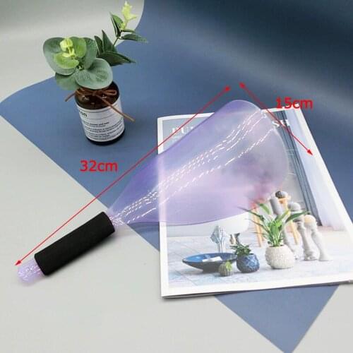 Reusable Barber Salon Face Spray Shield Protect Styling Tools 14" Purple/Yellow