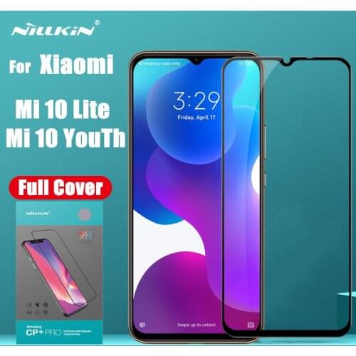 Nillkin Anti-Explosion CP+ Pro Full Cover Screen Protector Tempered Glass for Xiaomi Mi10 Mi 10 Lite Youth 5G