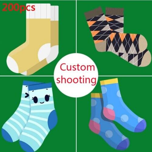 Socks custom processing womens cotton socks men and women tide socks stockings printed socks over knee socks