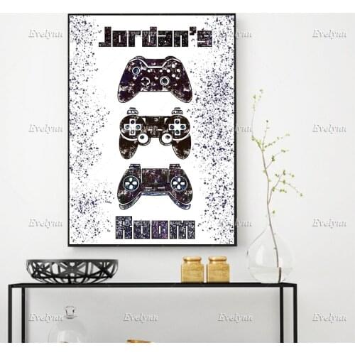 Playstation Xbox Posters. Boys Gaming Room Decoration.Boys Playstation Canvas. Nintendo Print. PlayStation Wall Art.Unique Gift