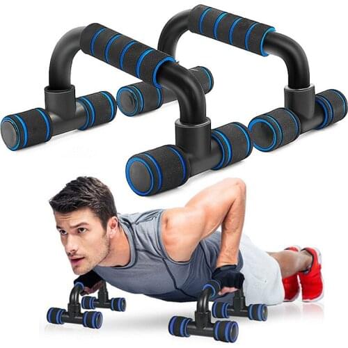 Push-ups Stands Home Gym Fitness Equipment Pectoral Muscle Training Sponge I-shaped Push Up Bracket Comprehensive Exercise