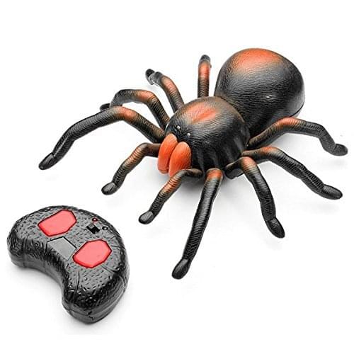 RC Spider, Lighting Infrared RC Spider Simulative Remote Control Animal Electric Toy Funny Novelty Christmas Children Kids Gift