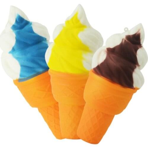 Restaurant desktop Decoration Crafts multicolor PU simulation fake ice cream model dessert photography props 6pcs/set