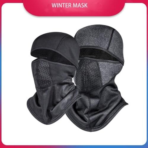 Winter Thermal Ski Mask Full Face Neck Head Cover Headwear Windproof Cycling Cap Scarf Bicycle Balaclava Fishing Running