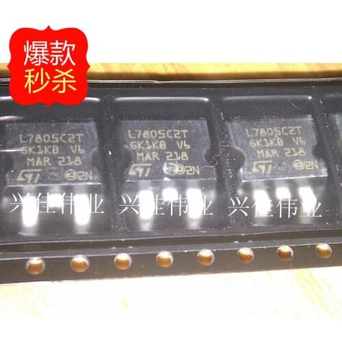 10PCS New L7805CD2T L7805 TO263 1.5A 5V three terminal regulator regulator