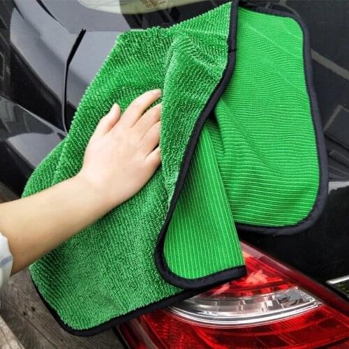 40*60cm Polyester Thick Auto Care Detailing Towel Auto Detailing Microfiber Fiber Super Absorbent Towel Car Cleaning Cloth