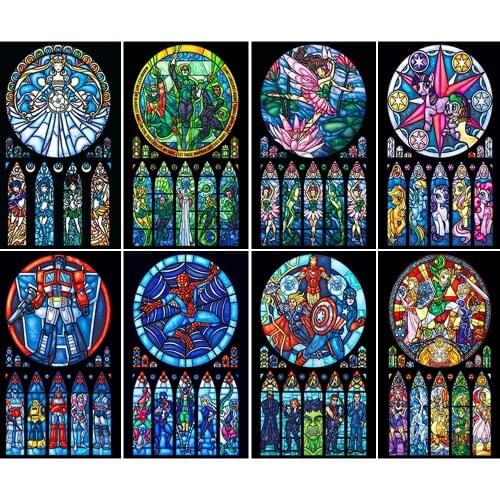 5D Diy Diamond Painting Disney Marvel Princess Magician Cartoon Inlaid Cross Stitch Custom Handmade Gift Decoration Painting