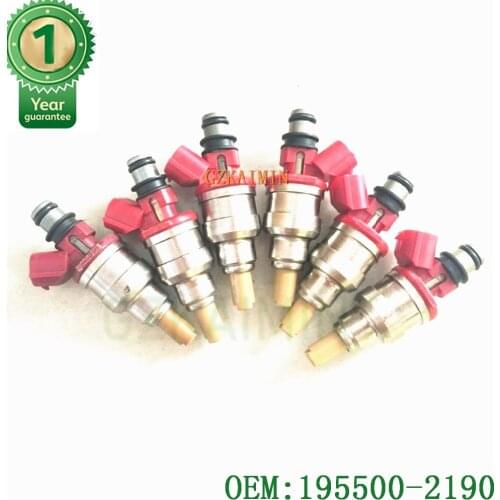 6x FUEL INJECTOR NOZZLE 195500-2190 1955002190 JE1513250/R 1571052E00 FOR MAZDA MPV 1992-1998 K-M
