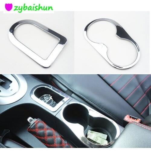ABS water cup holder decoration cover trim storage box cover trim for nissan Qashqai 2008 2009 2010 2011 2012 2013