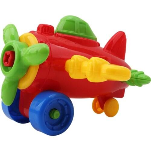 Childrens Plastic Car Aircraft Toy Disassembly Assembly Classic Puzzle Car Toy Brand childrens Gifts
