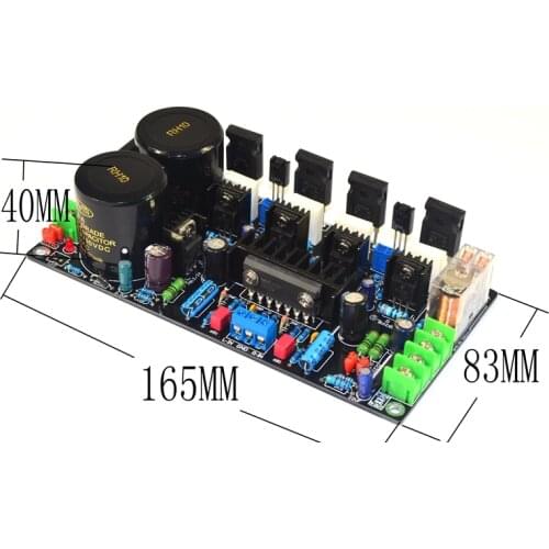 IRF240 + IRF9240 Separate FET Field effect tube + UPC2581V Push tube 120W+120W class AB amplifier board