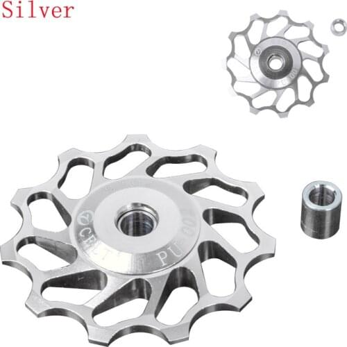 11T CNC Aluminum Alloy Wheel for Shimano & Sram XX, XO, X9, X7 Rear Mech Derailleur, Ceramic Bearing CCD002