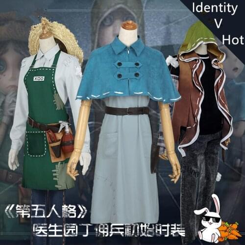 Free Shipping Game Identity V Cos Emily Dyer/Emma Woods/Naib Subedar Man Woman Cosplay Costume Halloween Party Cos Unisex
