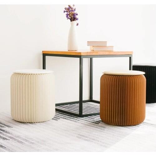 Creative novelty of household gifts Folding Kraft paper stool New Wedding Gifts for Business Customized Annual Meeting