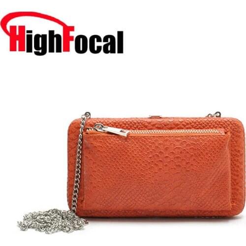 Hot Sale Women Split Leather Wallet Female Long Crossbody Women Chain Purse Strap Money Bag womens Clutch bag For 2019