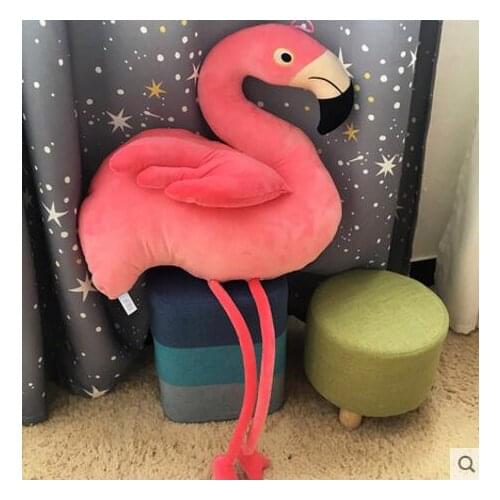 Cute Soft Flamingo Simulation Bird Plush Toy Girl Birthday Gift Home Decoration