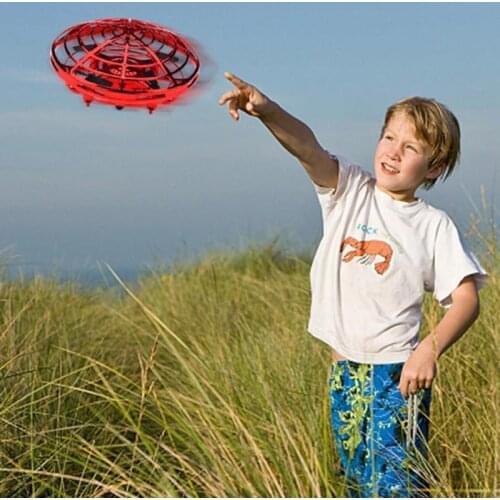 KaKBeir Mini UFO Drone Toys Infrared Sensing Control Interactive Aircraft Gesture Induction Controlled Altitude Hold Quadcopter