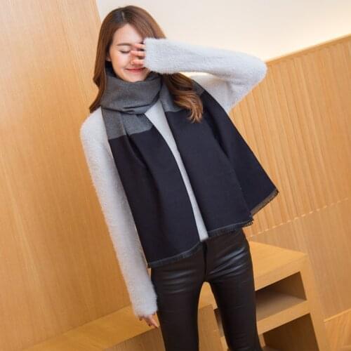 Fashion Winter Scarf Women Cashmere Warm Pashmina Foulard Lady Luxury Scarves Thick Soft Bufanda Shawls Wraps 2020 New