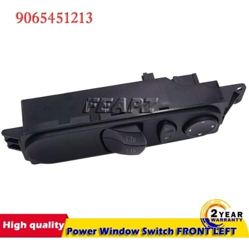 For Dodge Mercedes benz Sprinter W906 VW Crafter Master Power Window Switch FRONT LEFT A9065451213 WS532 9065451213