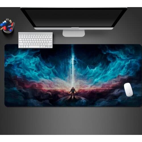 Personality Astronaut Advanced Mouse Pad Popular Fashion High Quality Office Computer Keyboard Mouse Pad Natural Lock Edge Mats