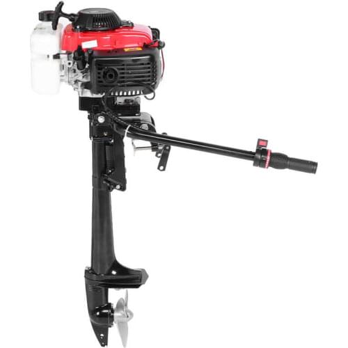 4HP Outboard Motor 4 Stroke 4HP Outboard Motor Engine Low Noise with Air Cooling System for Marine Boat Yachts Outboard Parts