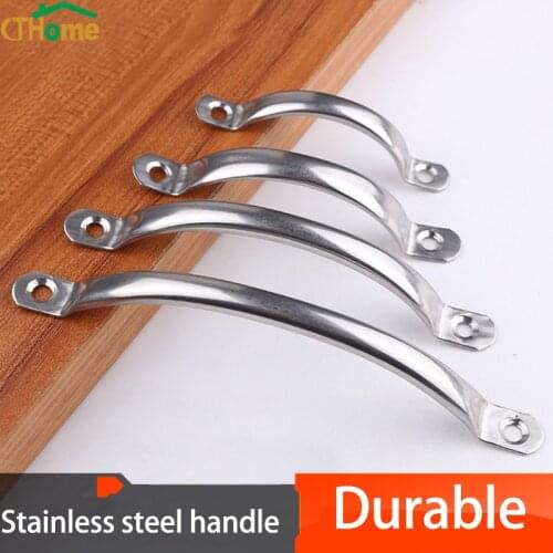 Cabinet Handles Knobs stainless steel Door Kitchen Knobs Cabinet Pulls Drawer Furniture Handle Hardware 128mm/160mm lade handgre