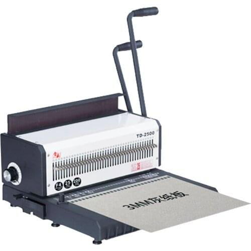 Manual iron ring binding machine 40 hole heavy duty punching machine calendar calendar gray cardboard punch binding