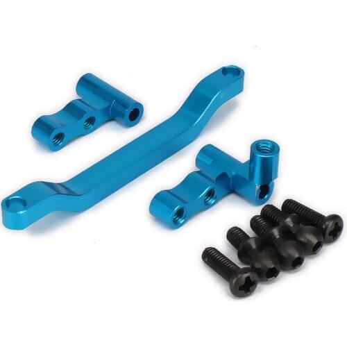 Steering Servo Saver Complete Alloy Aluminum For Rc Car Hobby Model Car 1/18 Wltoys a959 a969 a979 k929 Upgraded Hop-Up Parts