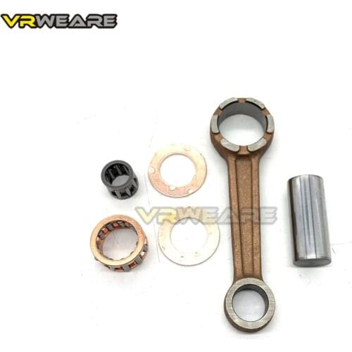 3KJ JOG50 Performance Crankshaft Connecting Rod for 10mm piston pin for 2 stroke 50cc Scooter ATV Minarelli 1E40QMB 1PE40QMB