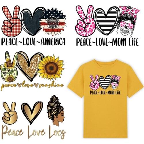 Iron On Transfer Patches For Clothing DIY Washable Women T-shirt Heat Transfer Sister Heels Thermal Clothes Sticker T162