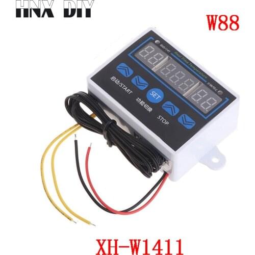 XH-W1411 Thermostat LED Digital Temperature Controller 12V/220V 10A Switch Thermometer Smart Temperature Regulator W88 W1411