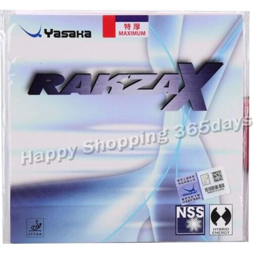 YASAKA RAKZA X SOFT (RAKZAX, RKX SOFT) Table Tennis Rubber Pips-In Yasaka Original Ping Pong Sponge Tenis De Mesa